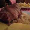 Tradition i Berlin 
Kokt fläsk lägg gott