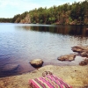 Bild av @rosemariesteinholtz - Frukost vid sjön. #sommar #frukost #gömmaren