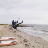Bild från Gotlands Surfcenter av @eiranson - Kiteninja #livetpåenstrand #älskavind
