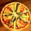 Aubergine pizza