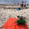 Bild från Mölle Beach av @busofix - At the beach with MonkeyMat! Bra att jobba med produkter man själv har nytta av 