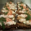 Smörrebröd med rödspätta