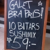 YEEEEEEEAAAAAAHHHHHH!!!!!
Nu blev det så där galet billigt att äta Sushi igen !
59kr för 10 bitars Sushimix ! 

Gäller 25:e februari-3:e mars!

Gilla och dela gärna :)

<3