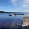 Bild från Svanebro Badplats av @govaxjo - Sol och sommarkväll innebär bad i helgahavet vid Svanebro. #govaxjo