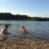 Bild från Kolbyttemon Badet av @dahlkristina - Stellas första utebad @frugunnar  @duhorde