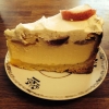 Persikocheesecake! Öppet till 17 idag. Välkomna