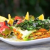 Våran råa lasagne har varit omåttligt populär och har du ännu inte smakat så gör det! Kommer finnas med på menyn så länge vi har zucchini kvar i trädgården.