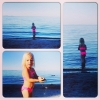 Bild från stranden @Hörvik av @lottaasman - Kvälldopp ☀️