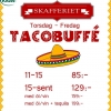 På torsdag 8/8 är det hjulafton i Lidköping! Det firar vi med tacobuffé hela dagen, även på fredag. Välkomna att smaka på närodlad tacobuffé av bästa kvalitet hos oss på Skafferiet! :)