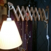 Vägglampa, teak.