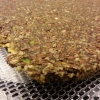 Hot and fresh out of the dehydrator > Nöt+Frökex. Guilt free, body enriching fika bites. 

Last two days of our October menu :)
Linspannkakor med grönsaksgryta och kokoschutney 
eller Jordärtskockssoppa med frökex.
