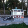 Det sommaröppet Strand cafét. 