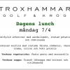 Blött & tråkigt väder, men det stoppar inte krogen från att servera riktigt god mat till lunch idag!