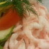 Prova gärna vår lyxräkmacka med handpillade räkor. 
(Kommer ej att gå under fredags erbjudandet)