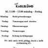 Veckans soppluncher...Välkomna till Café Karlslund :)