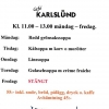 Välkomna till Café Karlslund :)
Detta är veckans soppor vecka 14 :)