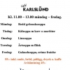 Välkomna till Café Karlslund :)
Detta är veckans soppor vecka 16 :)