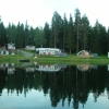 En Annorlunda Camping i Västerbotten.Nostalgilanthandel,Nostalgi Bensinstation,Servering,Kiosk,bad