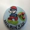 Gammel smurfen tårta:-)