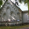  Kyrkan från baksidan, från Vättern. 