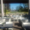 En lunch i vårvädret med vår vackra utsikt över parken! :) 
Idag serverar vi Halstrad råbiff med sellerisallad, örtsmör och rostad potatis

Alternativen denna veckan är
Pasta med gremoulata friterad selleri och sweet chilicreme
Fisk, stekt spätta med rödb