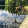 Bild av @rorosborg - Första doppet för året #badkruka #sommareninvigd #sommar15 #sommar