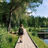 Bild från Kypesjön, Borås av @emilielw - Swimming in lake Kypesjön 