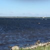 Bild från Kämpingestranden av @lassehollviken - Verkar inte som om nån paxat plats på stranden idag!