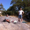 Bild från Vegabacken Lidingö av @johantingbacke - Monday 24/8 - We grilled hot dogs for lunch at some small beach in Lidingö shortly after arriving in Stockholm. I bathed there 