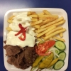Kebab Tallrik mes dressing
