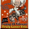 Ikväll smäller det! Vi får Truly Lover Trio på besök. Rockabillybandet har spelat på de största Rockabillyfestivalerna i världen, de har även spelat på Rock n´Roll Hall of Fame. Vi har således FULLBOKAT från ca 17 och hela fredagskvällen.
