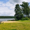 Laxne strand en tidig sommar 