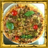Texhot (tomatsås,ost,
äkta skinka,jalapeno, nötfärsk, taco krydda, körsbärs tomater, färsk basilika)
Emoli gyros &pizza 
Tel:046-13 37 38