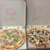 Födelsedags pizzor 