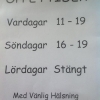 Thai Take Away Vega  Öppettider.