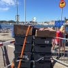 Strax dags för lunch till alla stena match cups volontärer. 
Idag har vi strålande väder på Marstrand och fina vindar.
