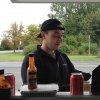 Sebastian Haupt var rent gråtfärdig efter ett provsmak av Blairs Mega Death-sauce. Han flämtade och frustade värre än en skadeskjuten elefant. 
-Mammmmma, skrek han innan han tog sin pasta och gick.
(mannen på bilden har allt med inlägget att göra ;) )