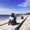 Bild av @fingalfingal - Idag blir årets första dopp #havet