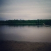 Bild från Lillsjön av @claravdb - Kvällsdopp