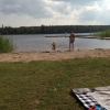 Bild från Lillsjön av @basglenn - Bad i Lillsjön med Eric o Thomas o Oskar.