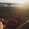 Bild från Lillsjön av @blabladder - När man ser dom Rosa molnen försvinna i horisonten  #närhelavärldenserpå #villocksåbada #running #kämpa #sweden #slitavarg vill också tacka alla 