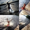 Bild från Lillsjön av @smile_shine1 - My lovely boy he swim and swim, even he don't feel tired or cold !!! ❤️