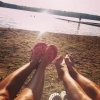 Bild från Lillsjön av @smile_shine1 - Yes,  lovely Monday after work & gym pass we need it , sun & fun !! ☀️