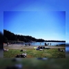 Bild från Lillsjön av @vdahlen - Sjuuuukt varmt väder vi haft idag!  Badat och haft det bra på stranden!! ☀️☀️
