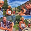 Bild från Lillsjön av @m4kar0n - Lunch med goa vänner i 50 graders värme!
