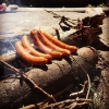 Bild från Lillsjön av @jockegzon - Gran & Tallrökt korv #Kokkaffe #Östersund #kåsa #grill #Jämtland #Lillsjön #livetskorv