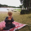 Bild från First Camp Gunnarsö av @rikkeekkir - Lille unge #campingnårdeterbedst #picnic #vivilbade! #superjohanne