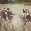 Bild av @louisehannu - Vi ba bygger vi! #beach