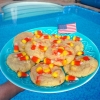 Bild från Ljunghusen Beach av @swedish_eliza - Today's baking project ~ 'Candy Corn and White Chocolate Softbatch Cookies'... 