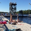 Bild från Månsan av @jeppe4a - Det blev både ett dopp och ett hopp från hopptornet 